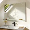 S'AFIELINA Miroir de salle de bain avec étagère 60 × 80 × Voir les images du produit 1