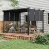 Outsunny Pavillon ca. 3,5 x 3 m Pergola, Terrassendach Produktbild-Vorschau 2