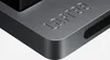 A close-up view of the corner of a gray mechanical keyboard. Produktbild-Vorschau