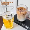 Sada 2 sklenic na matcha (400 ml) s víčkem a brčkem, vhodná Náhled obrázku produktu 5