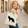 Huuraa Jutebeutel Fuchs Silhouette 10 Liter Natural Produktbild-Vorschau 2