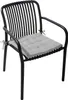 A single chair with a cushion on a white background. Produktbild-Vorschau