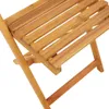Gartenstühle 8 Stk. Klappbar Beige Stoff und Massivholz Produktbild-Vorschau 8