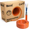 B.E.S.T. CAT 7 Netzwerkkabel 100 m Simplex S/FTP 10 Gbit/s Produktbild-Vorschau 1
