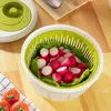 Hausleben Salatschleuder 4,5L BPA-frei – Salatspinner mit Produktbild-Vorschau 5