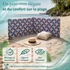 Lantigo Paravent de Plage Ancre 10 m Brise-vent pour Voir les images du produit 9