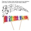 15 note xilofono Strumento educativo glockenspiel xilofono Anteprima dell’immagine prodotto 11