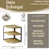 LS-LebenStil Küchenregal Eckregal Holz 27cm Stehendes Produktbild-Vorschau 2
