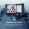 Klarstein Frosty mini lednice, 9 l, 5-15 °C, černá, Náhled obrázku produktu 8