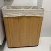 Ruhhy 24269 Dubbele wasmand van bambus, lichtbruin Productafbeelding-voorbeeld 15
