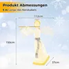 COSTWAY Weihnachtsengel beleuchtet groß, Weihnachtsdeko mit Produktbild-Vorschau 3
