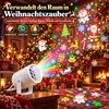 LED Weihnachtsprojektor Außen, Weihnachtsmann Schneeflocken Produktbild-Vorschau 7