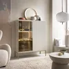 Masseno Vitrinenschrank SENTIERO 126 x 104 cm mit LED Produktbild-Vorschau 2