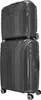 Two stacked suitcases, one on top of the other, against a white background. Produktbild-Vorschau