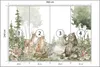 Muralo Vlies Fototapete Für Kinderzimmer WALDTIERE Blumen Produktbild-Vorschau 2