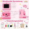 Kinderkamera Sofortbildkamera,Dualkameras,1080P mit 2,4" Produktbild-Vorschau 12