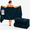 Komfortec 2er Saunatuch Set 80x200 cm aus 100% Baumwolle, Produktbild-Vorschau 1