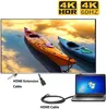 INF Cavo HDMI 4K@60Hz HDMI 2.0 Nero 1 m Anteprima dell’immagine prodotto 5
