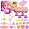 Spielküche Einhorn Teeservice Kinder Rollenspiel 41-teilig Produktbild-Vorschau 7