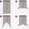 Fadenvorhänge 2 Stk. 100 x 250 cm Braun Produktbild-Vorschau 6