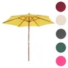 Parasol Florida, parasol de marché, Ø 3m polyester/bois ~ Voir les images du produit 6