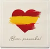 itenga 80x Serviette Herz Flagge SPANIEN Produktbild-Vorschau 2
