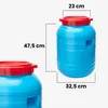 Tonneau en plastique pour aliments Tonneau universel pour Voir les images du produit 2