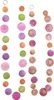 Capiz-Girlande Multi Permutt 180 cm Pink 2er Set Produktbild-Vorschau 1