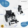 Mobiclinic, Rollstuhl, klappbar, leicht, Bottom Brake Produktbild-Vorschau 2