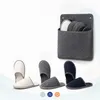 Relaxdays gastenslippers, set van 6 paar, met tas, maten Productafbeelding-voorbeeld 6
