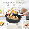 Nieprzywierająca patelnia z pokrywką 28 cm, duża 4,3 l, Podgląd zdjęcia produktu 2