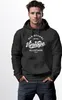 Hoodie Herren College Style Schriftzug Oldschool Vintage Produktbild-Vorschau 3