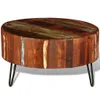 Maison Exclusive - Table basse ronde en bois massif recyclé Voir les images du produit 4