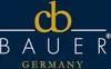 A logo and brand name are displayed on a dark blue background. Produktbild-Vorschau