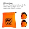 Diabolo Freizeitsport Weiche Poi UV reaktiv Spiral Poi Produktbild-Vorschau 4