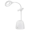 Goobay 55495 Lampe de bureau LED Fan + Pen Box, blanc - Voir les images du produit 1