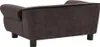 vidaXL Pohovka pre psov hnedá 72x45x30 cm plyš Náhľad obrázku produktu 4