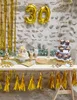 Partyteller Karton 16 Stück gold 23cm - Einheitsgröße Produktbild-Vorschau 3