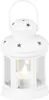 Laterne MagicHome Weihnachten, weiß, mit LED-Kerze Produktbild-Vorschau 3