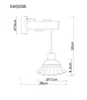GLOBO Lighting Wandleuchte JOWITA BH 17x32 cm weiß Produktbild-Vorschau 5