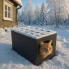 QLS Katzenhaus aus Styropor - 60x40x27cm isoliertes Produktbild-Vorschau 1