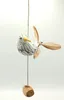 Möwe aus Holz mit Federpropeller Gartendeko Windspiel Länge Produktbild-Vorschau 3