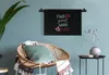 MuchoWow® Wandteppich Wandbehang Zitate - 'Essen ist gut, Produktbild-Vorschau 5