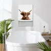 MuchoWow® - Leinwandbilder - Schottischer Highlander - Bad Produktbild-Vorschau 2