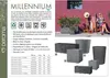 Jardinière Muret Millennium R, 59x25xH25 cm, Anthracite, 26 Voir les images du produit 5
