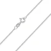 MATERIA Schmuck feine 925 Silber Panzerkette 1mm - Damen Produktbild-Vorschau 1