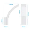 LED Außenwandleuchte "PIRIT" Weiß | 15W Strahler | IP54 | Produktbild-Vorschau 4