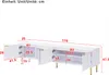 Merax TV-Schrank mit 3D-Türen, TV Lowboard mit goldene Produktbild-Vorschau 8