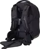 The back of a black backpack is shown against a white background. Náhled obrázku produktu