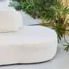 sweeek - Organisches 5-Sitzer-Sofa mit Bouclé-Bezug - Creme Produktbild-Vorschau 7